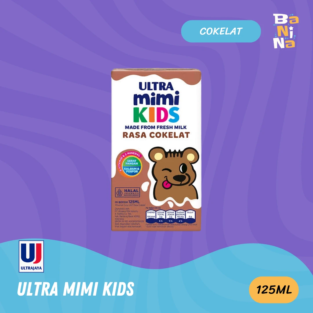 Ultra Mimi Kids Susu UHT Cokelat 125ml
