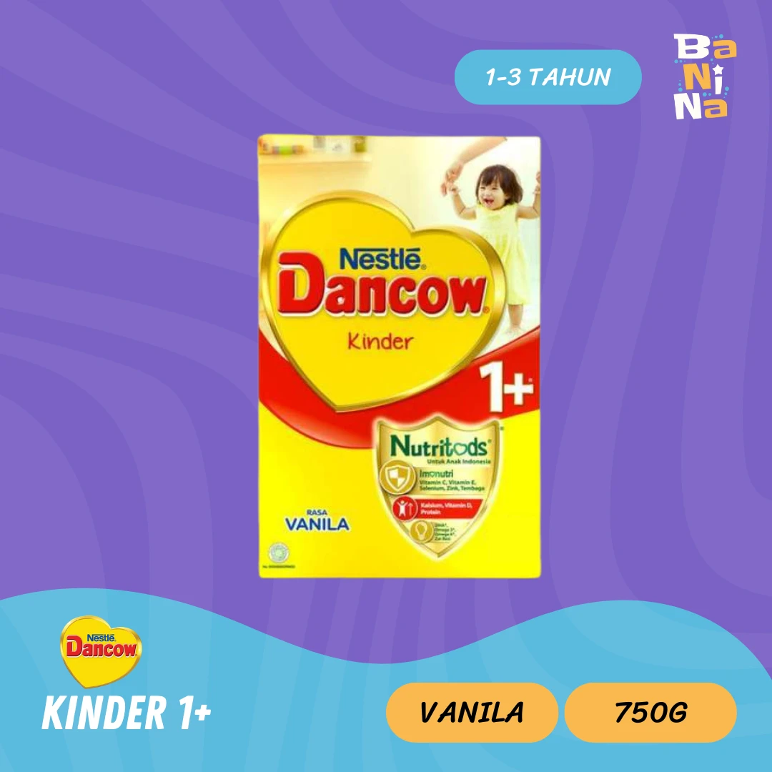 Dancow 1+ Nutritods Vanila 750g