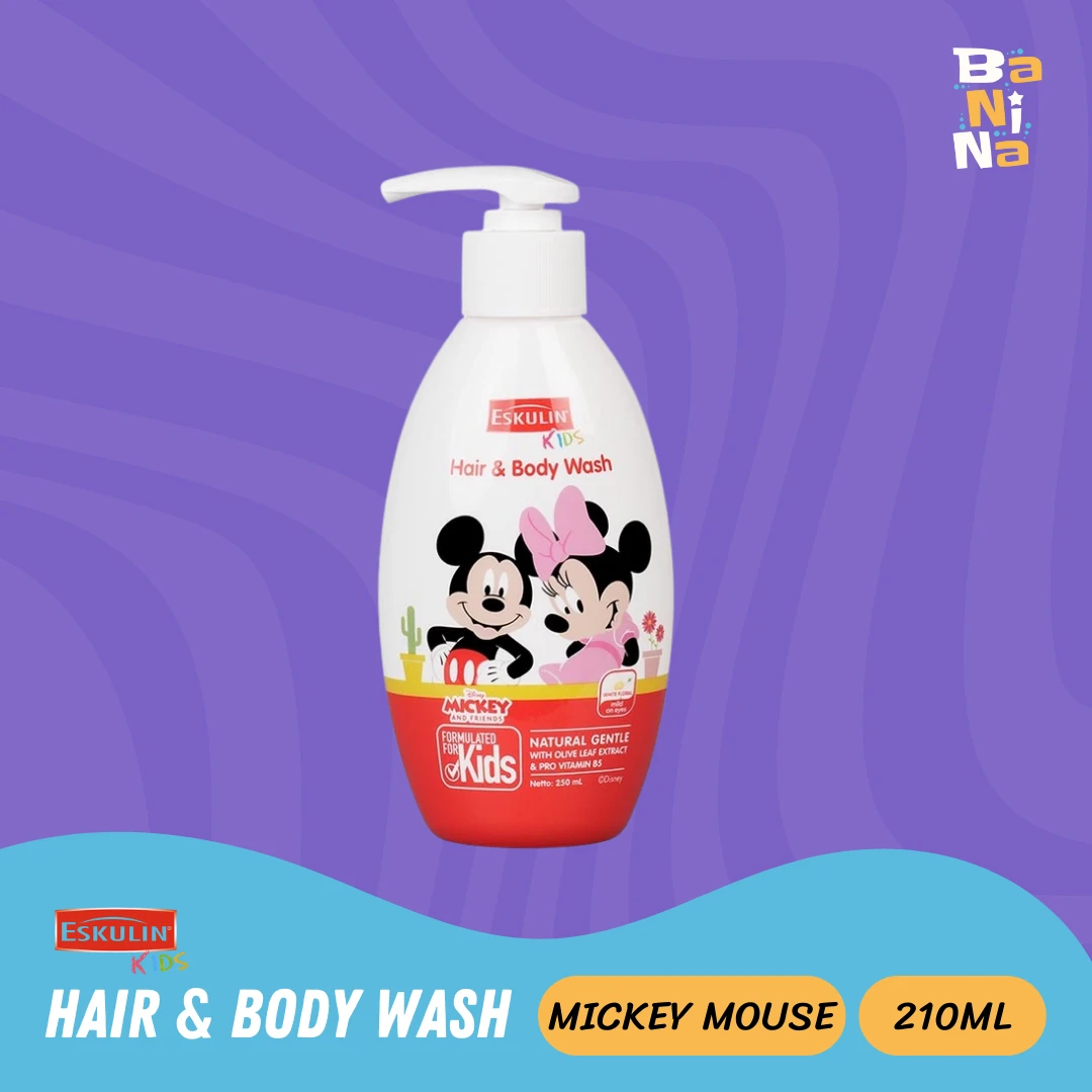 Eskulin Kids Hair & Body Wash Mickey Mouse 250ml