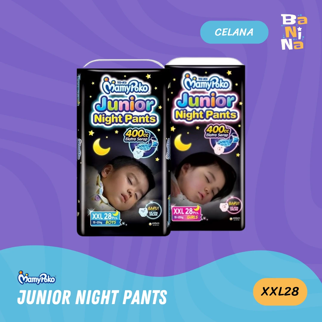 MamyPoko Junior Night Pants Girls XXL28