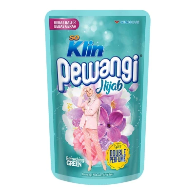 Soklin Pewangi Hijab Refreshing Green 780ml