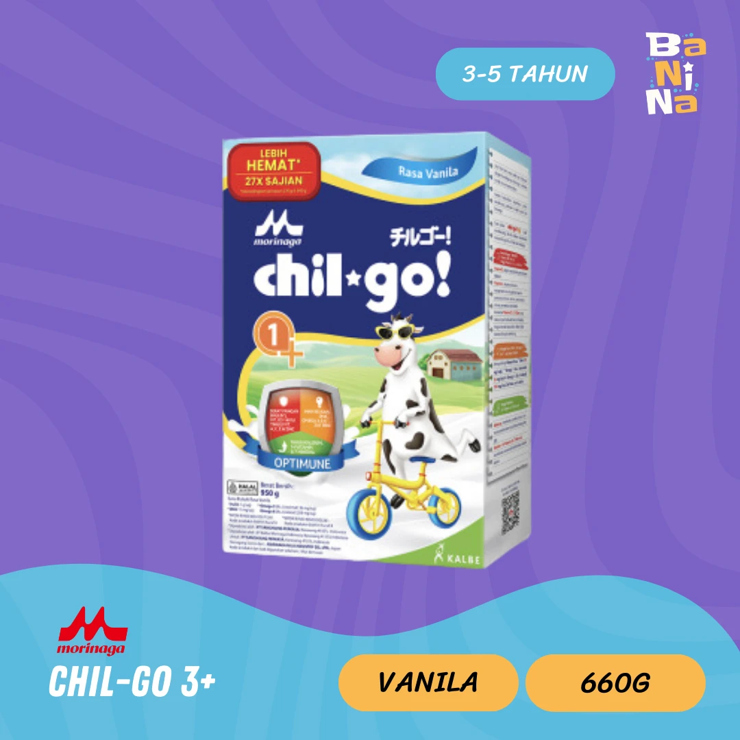 Morinaga Chil Go 3+ Vanila 660g