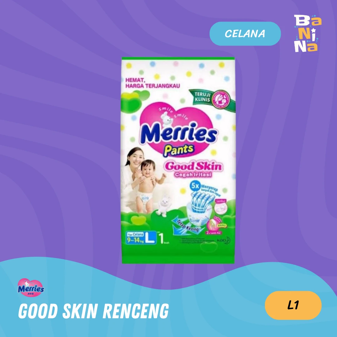 Merries pants L Renceng (isi 6)