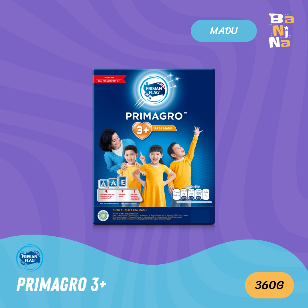 Frisian Flag Primagro 3+ Madu 360g