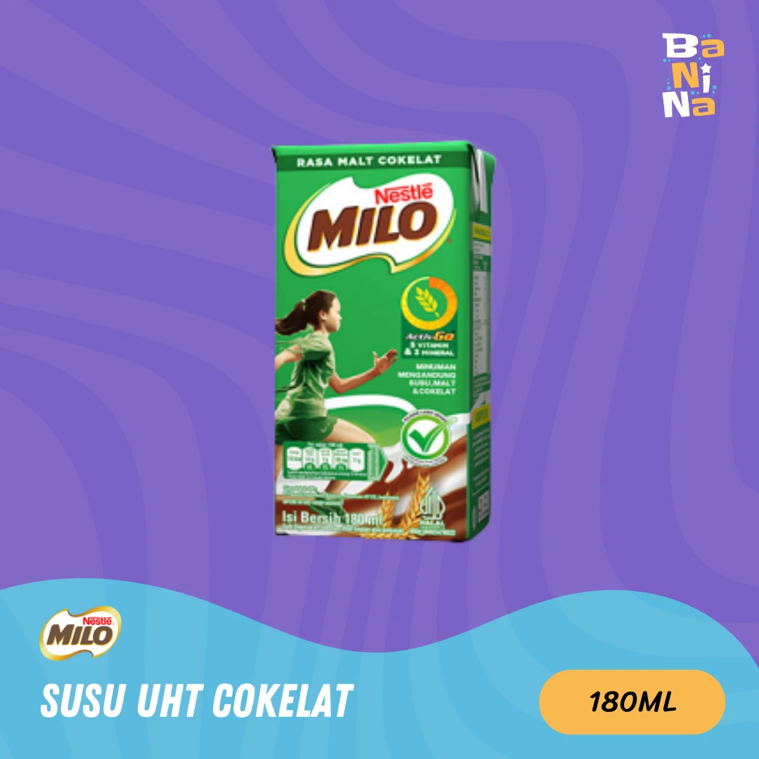 Milo Susu UHT Cokelat 180ml