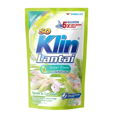 Soklin Lantai Sereh & Geranium 770ml