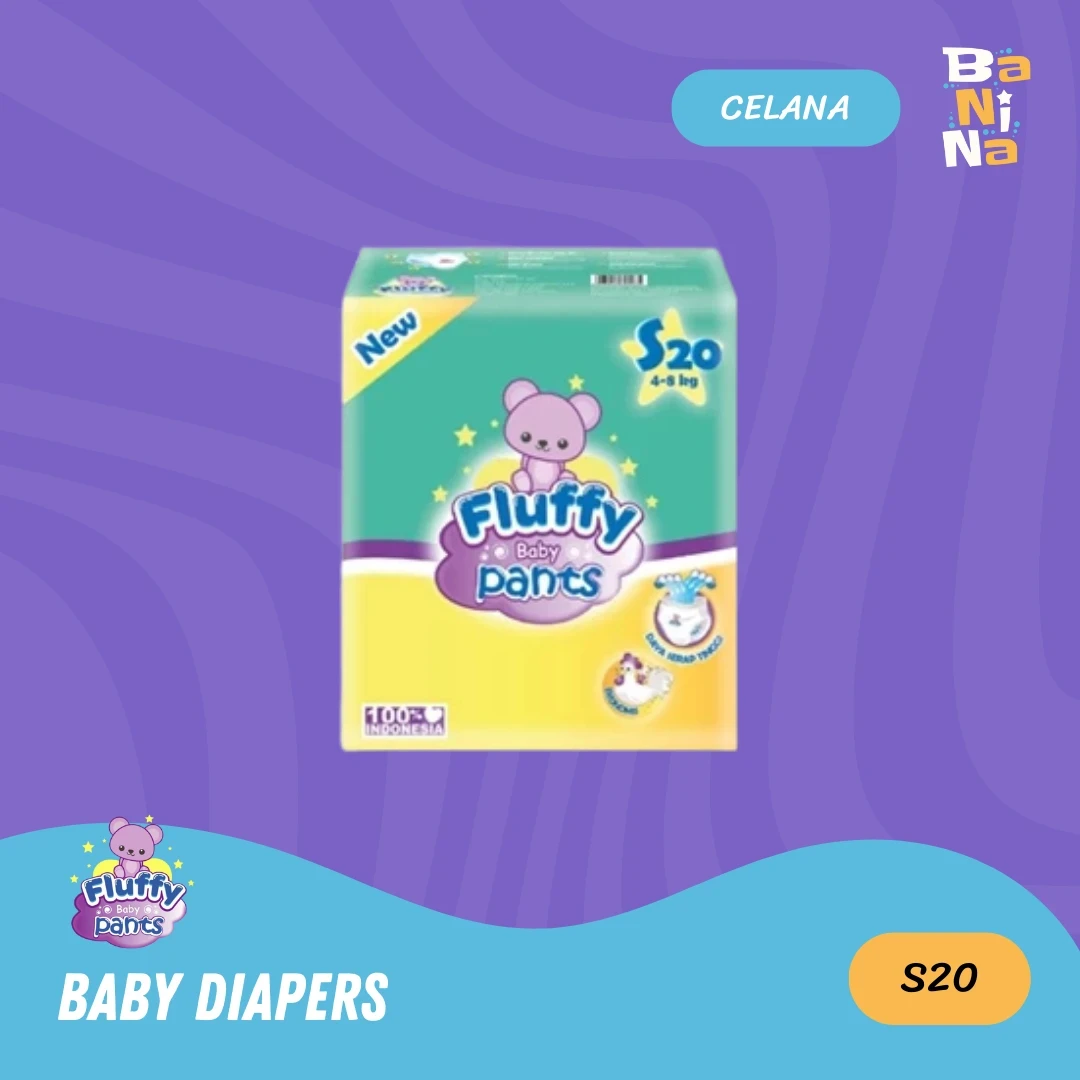 [Stok Malayu] Fluffy Baby Pants S20