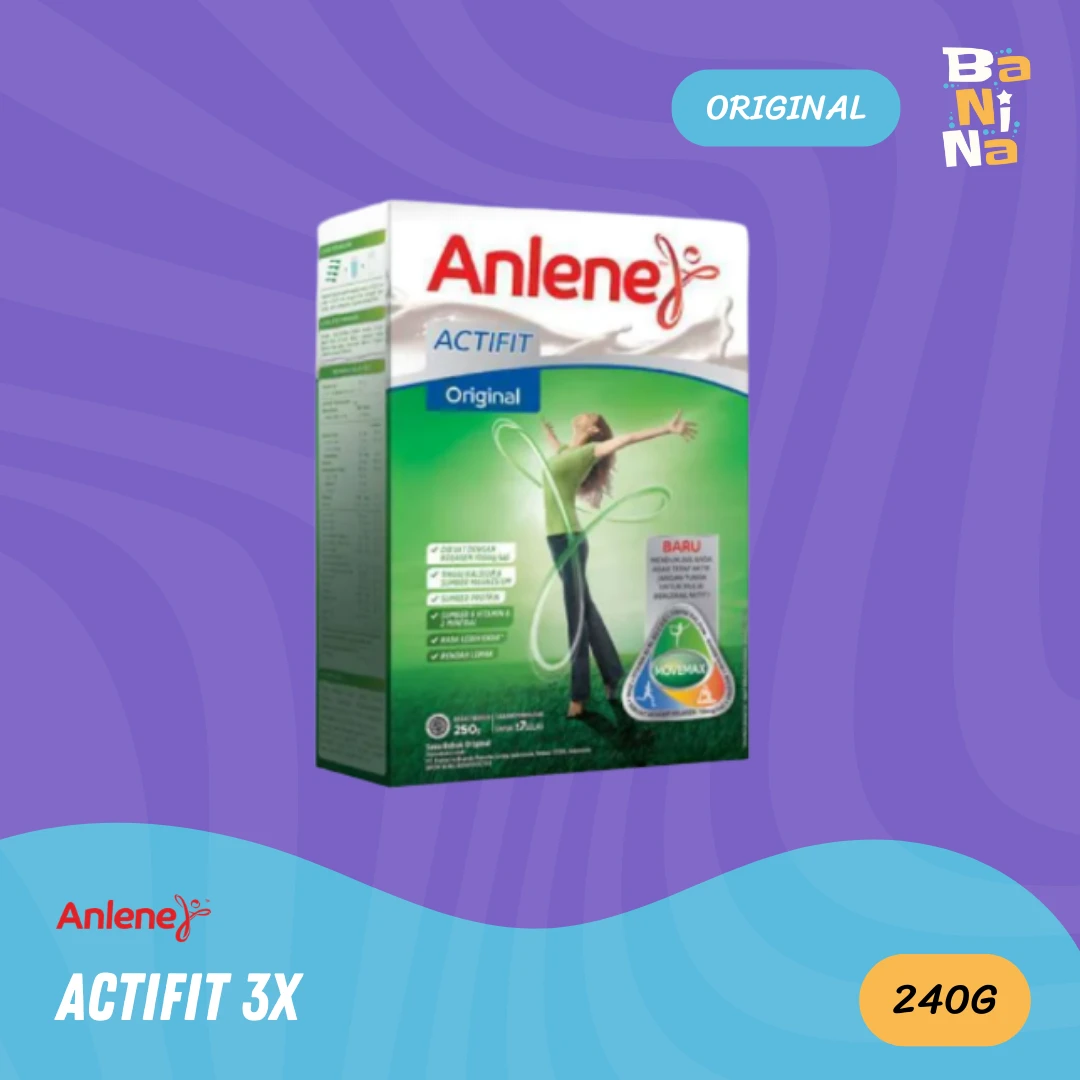 [Stock Malayu] Anlene Actifit 3x Original 240g