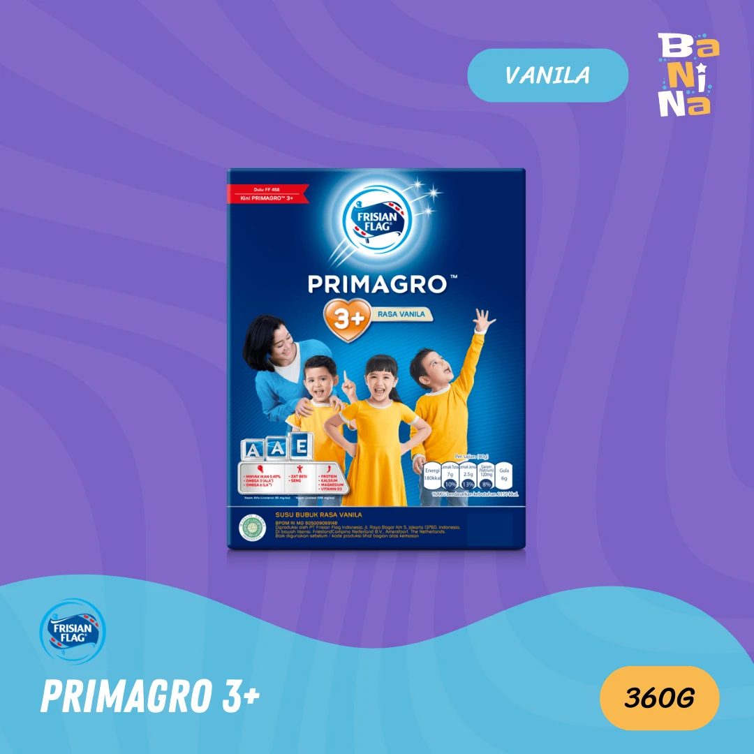 Frisian Flag Primagro 3+ Vanila 360g