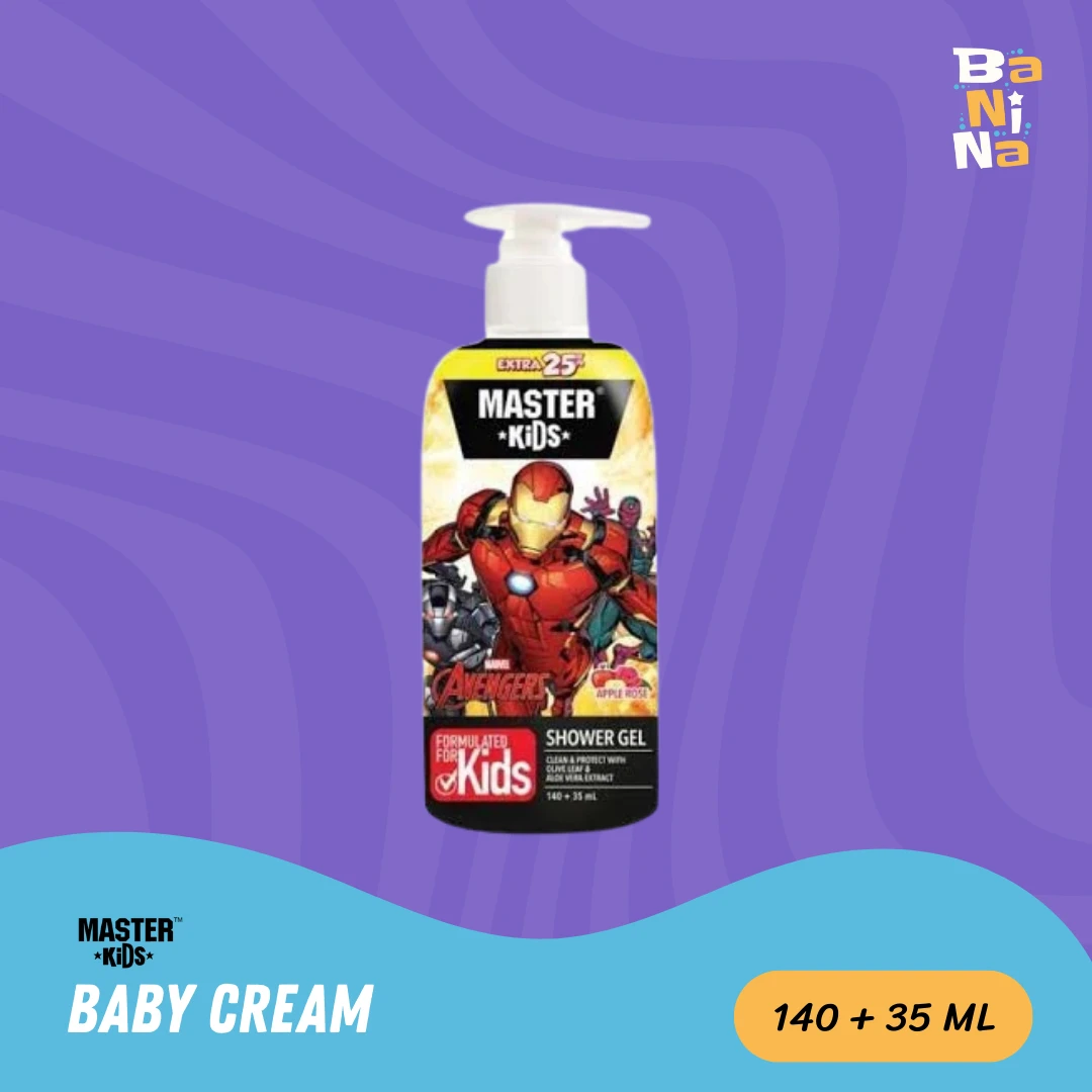 MASTER Kids Shower Gel Avengers Apel Rose 120+30ml