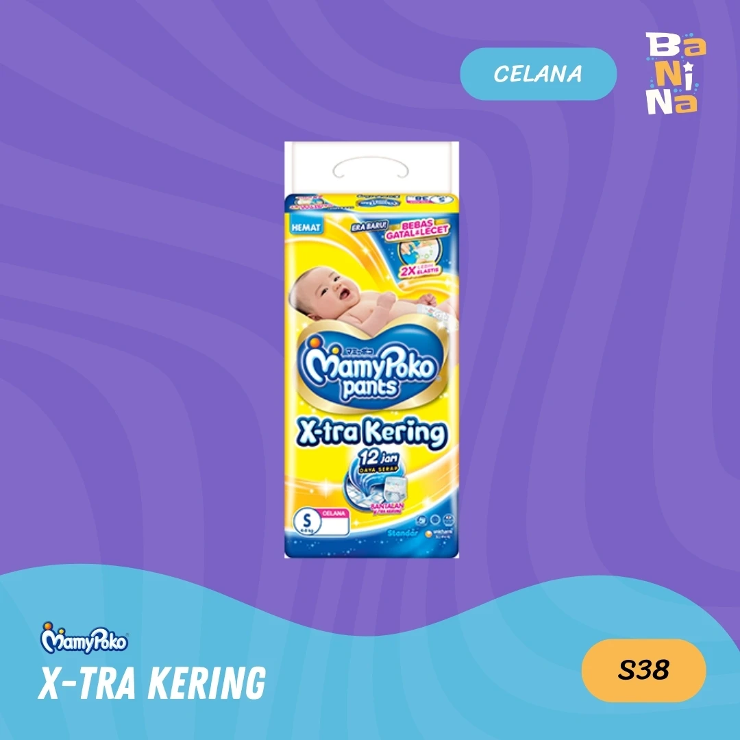 [Harga Grosir] MamyPoko X-tra Kering S38