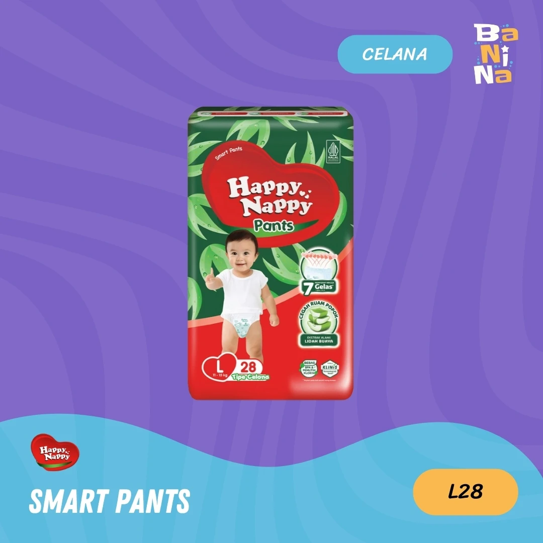 [Harga Grosir] Happy Nappy Pants L28