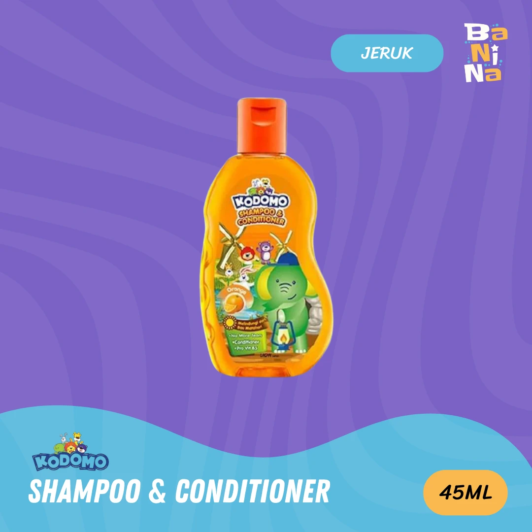 Kodomo Shampoo & Conditioner Orange 45ml
