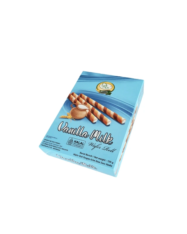 Denex Wafer Roll 120gr Vanilla Milk