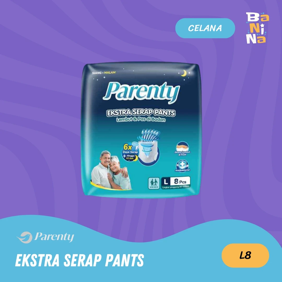 [Stock Malayu] Parenty Adult Exstra Serap Pants L8