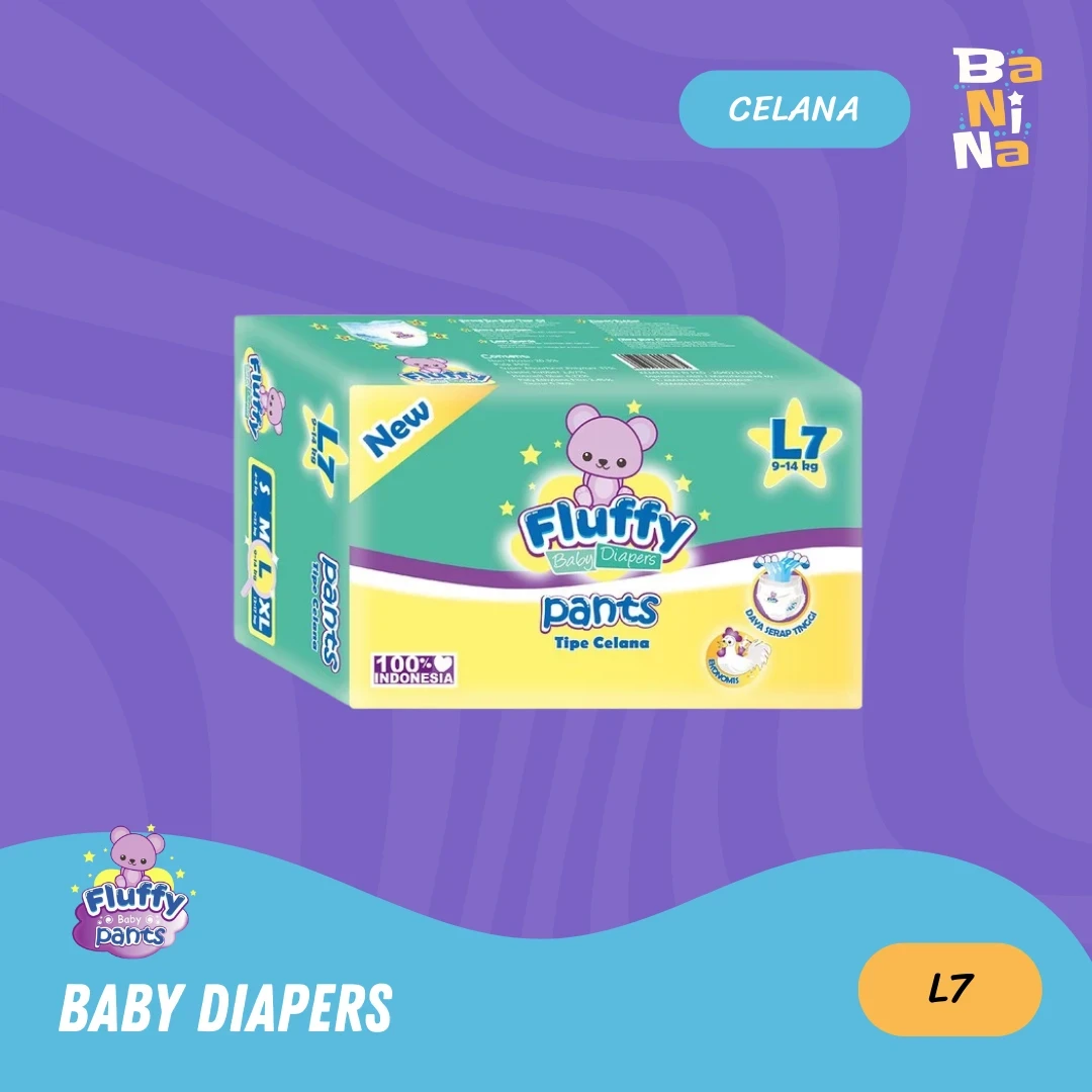 [Stock Malayu] Fluffy Baby Pants L7
