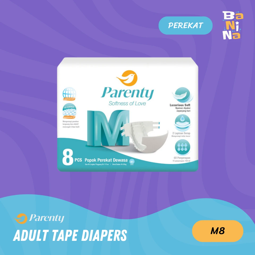Parenty Adult Diapers Tape M8