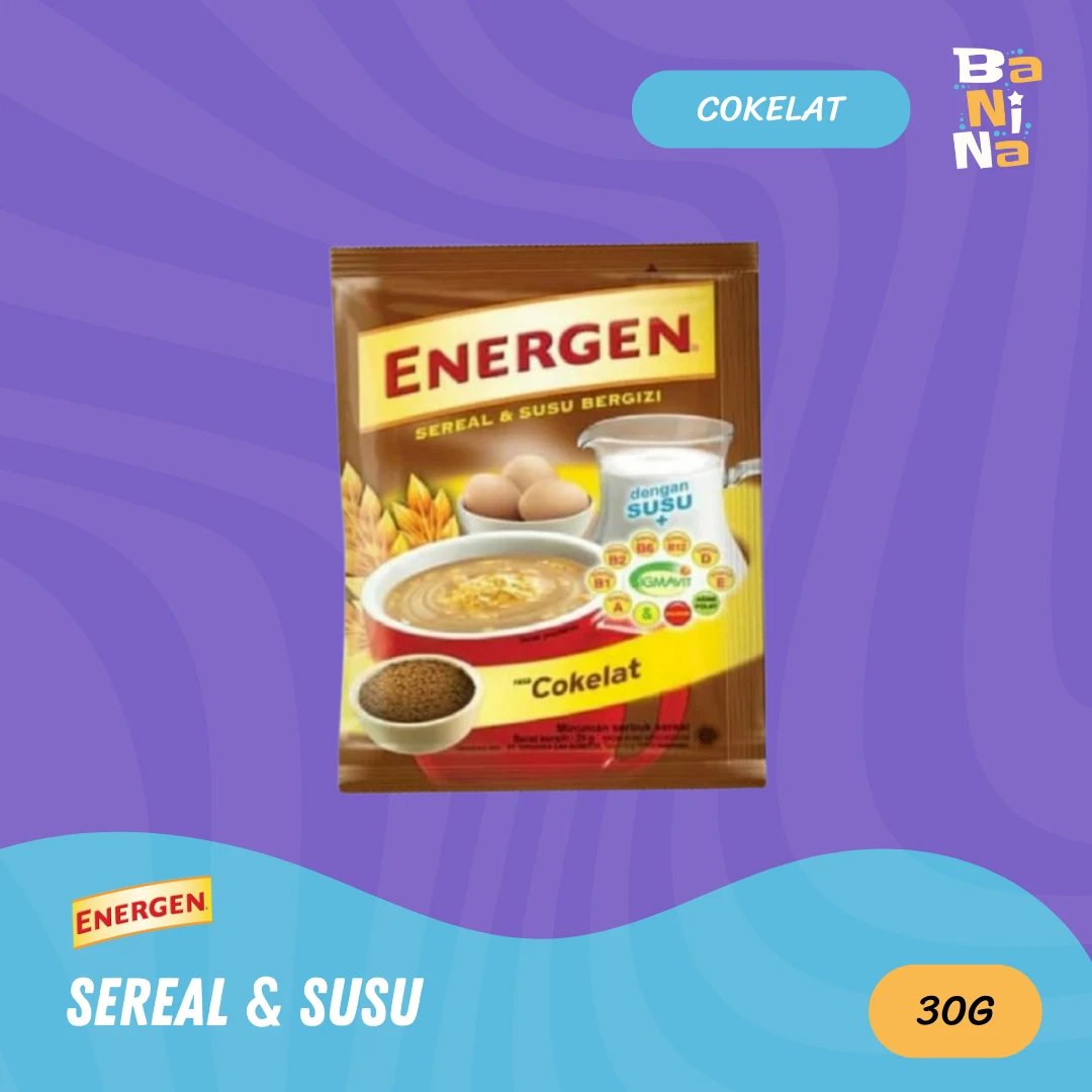 Energen Sereal & Susu Cokelat Sachet 30g
