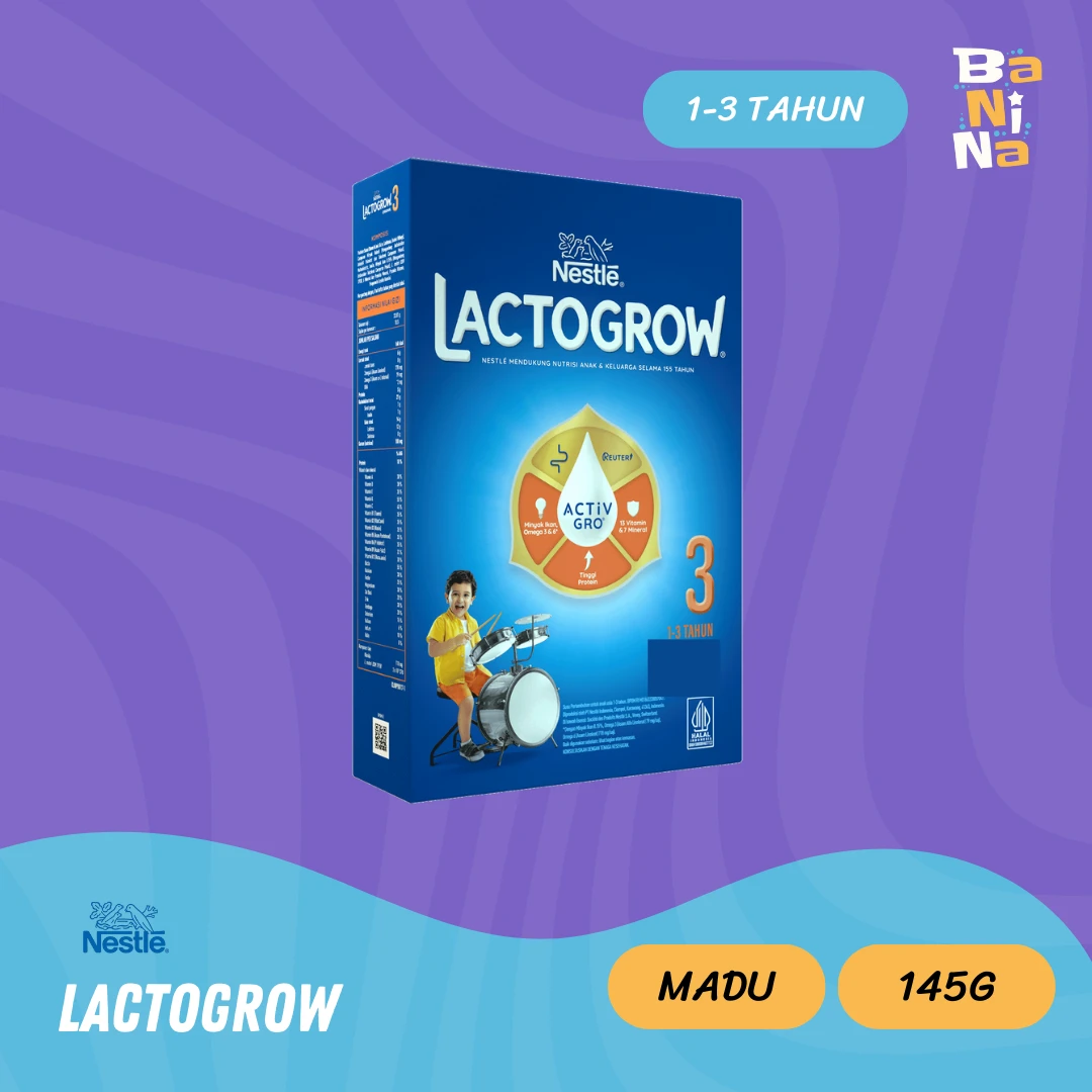 [Stock Malayu] Lactogrow 3/Pro 1+ Madu 145g