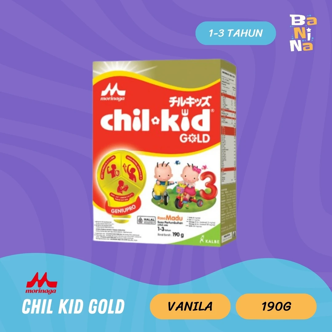 [Stock Malayu] Morinaga Chil Kid 3+ Vanila 190g