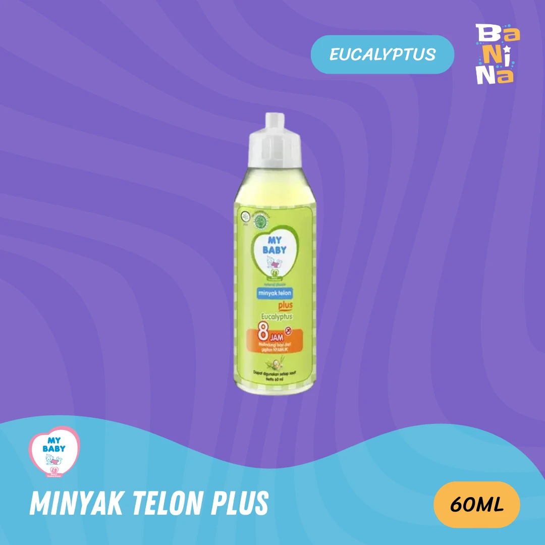 [Stock Malayu] My Baby Telon Eucalyptus Hijau 60ml