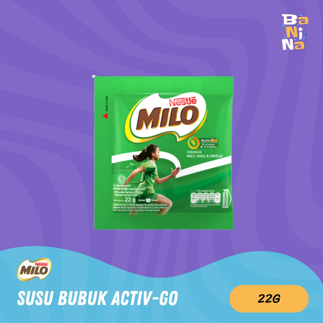 Milo Susu Active Go Sachet 22g
