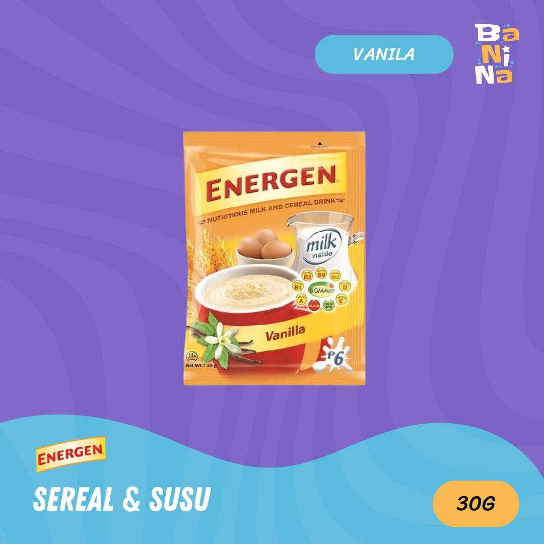 Energen Sereal & Susu Vanila Sachet 30g