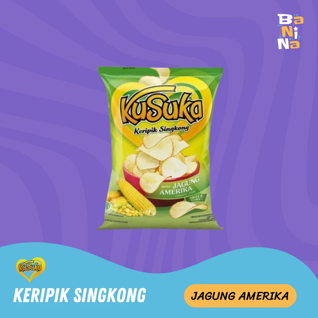 Kusuka Keripik Singkong Jagung Amerika