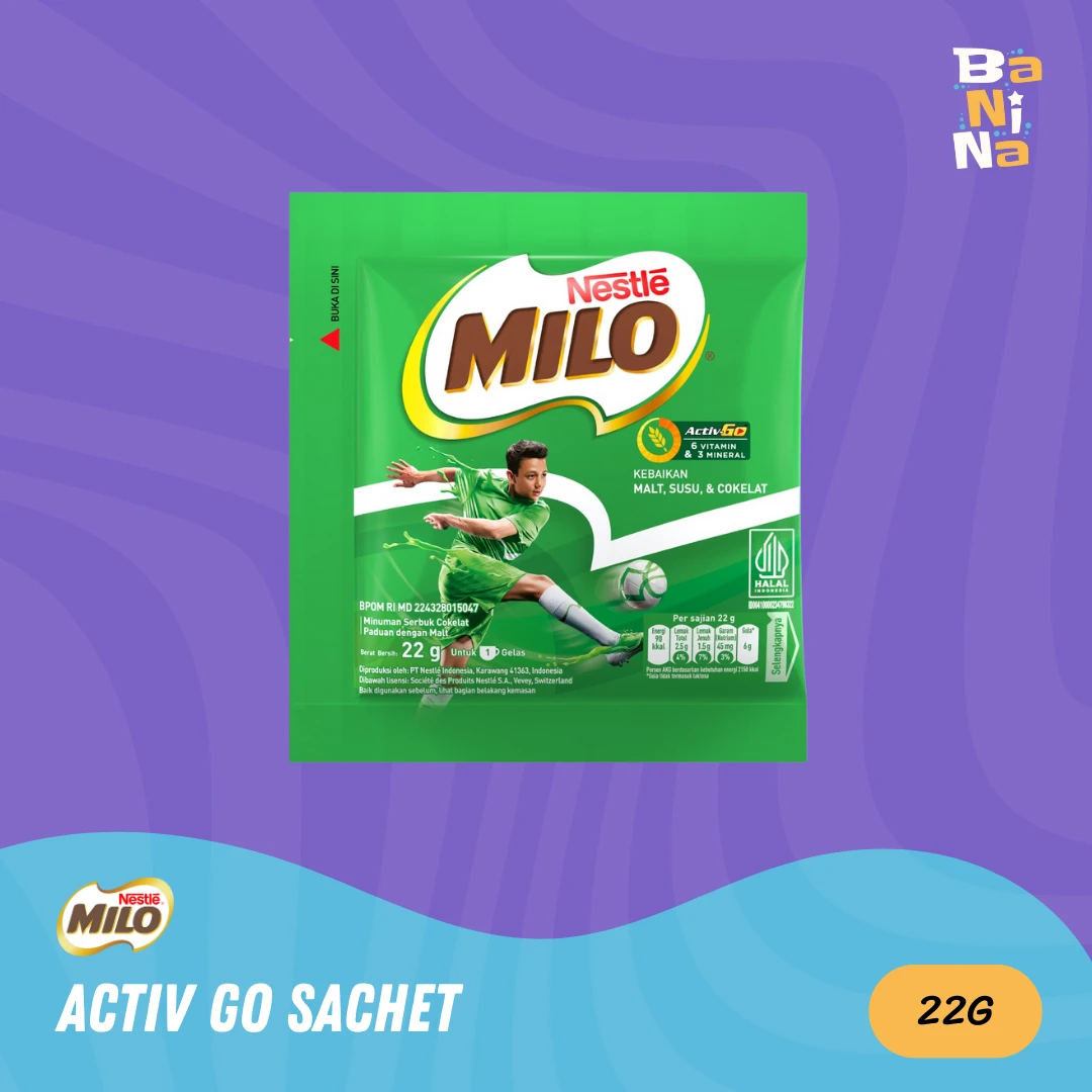 [Harga Grosir] Milo Susu Active Go Sachet 22g