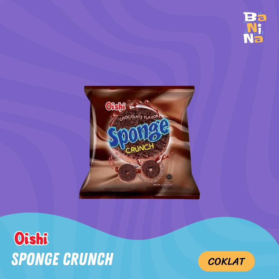 Sponge Crunch Cokelat