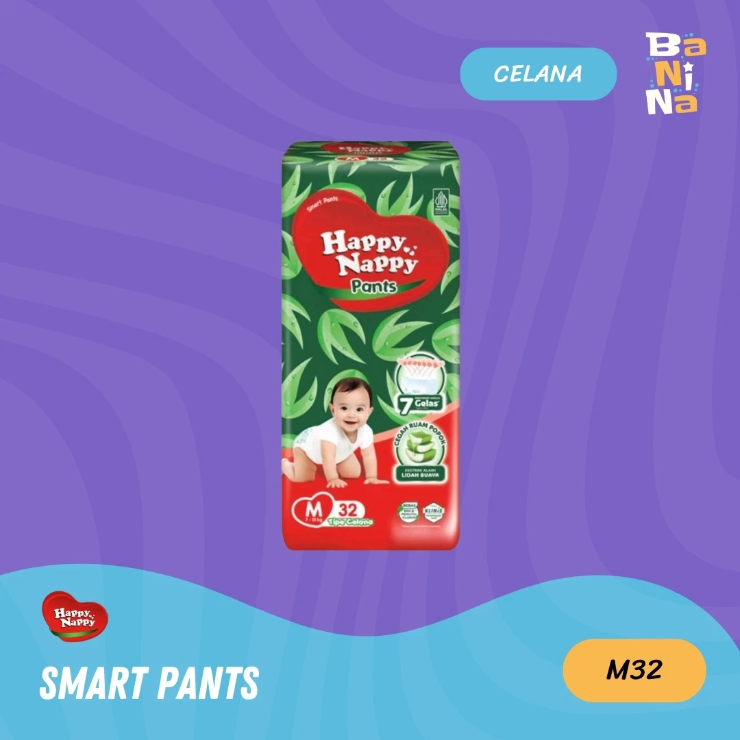 [Stock Malayu] Happy Nappy Pants M32