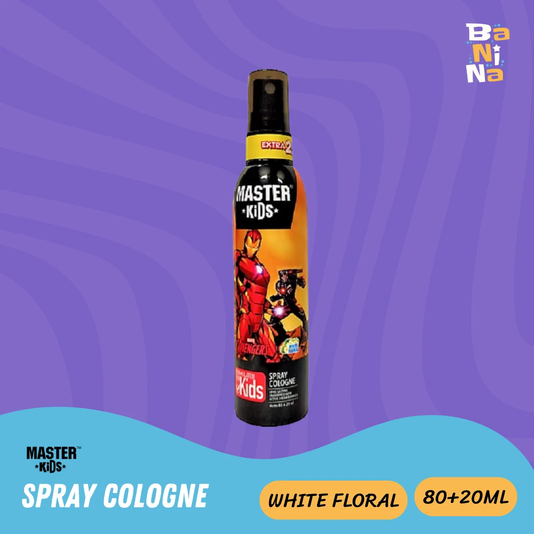 MASTER Kids Spray Cologne Avengers White Florist 80+20ml