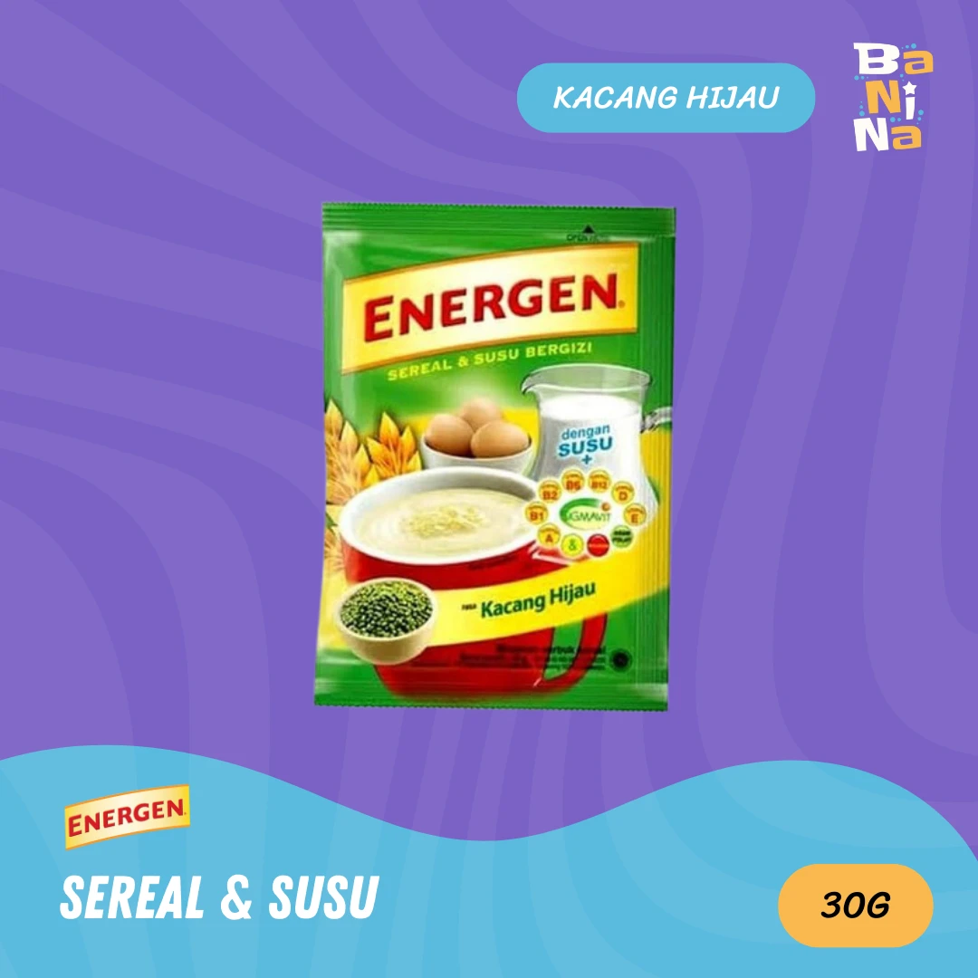 Energen Sereal & Susu Kacang Hijau Sachet 30g