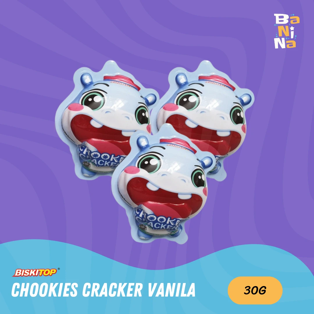 Biskitop Chookies Cracker Vanila