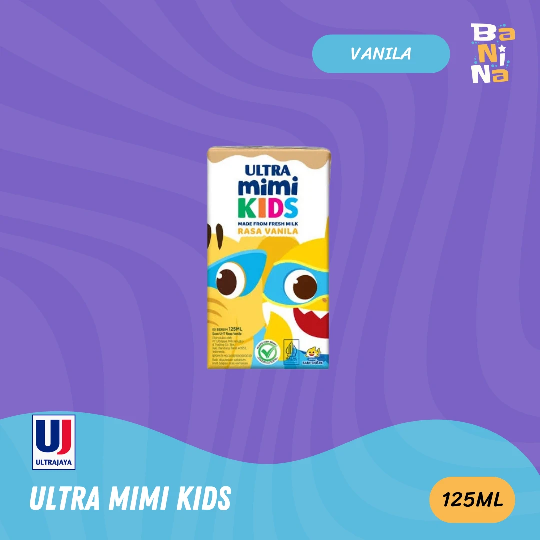 Ultra Mimi Kids Susu UHT Vanilla 125ml
