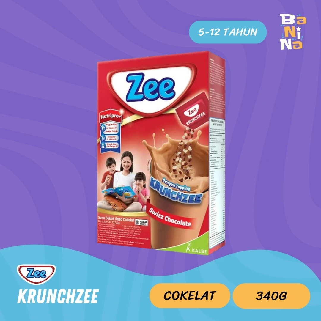 [Stock Malayu] Zee Susu Bubuk Swizz Cokelat 340g