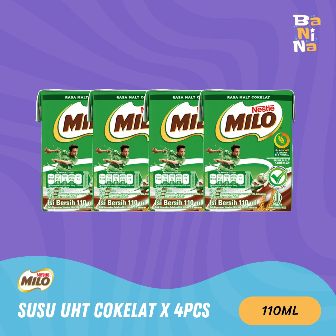 [Harga Grosir] Milo Susu UHT Cokelat 110ml