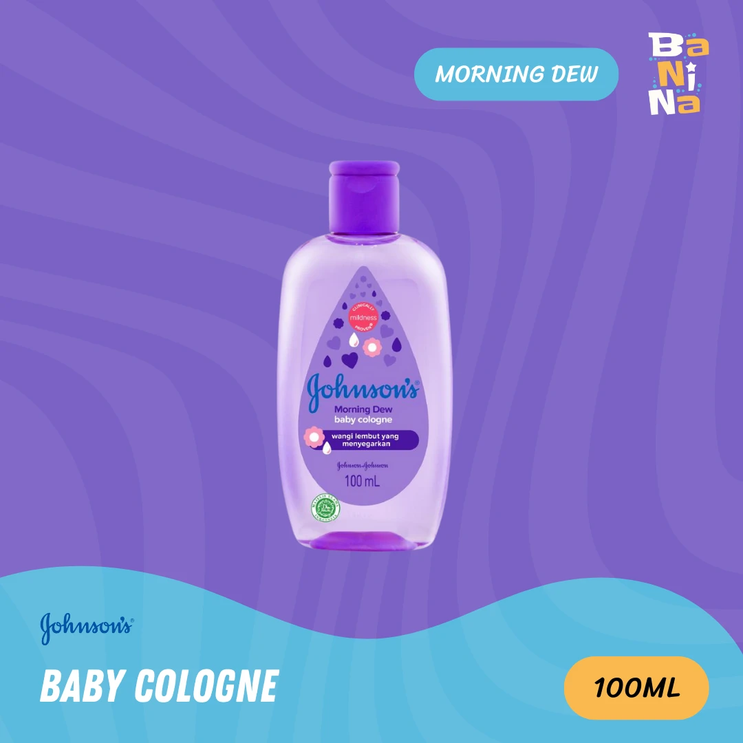 [Stock Malayu] Johnson's Baby Cologne Morning Dew 100ml