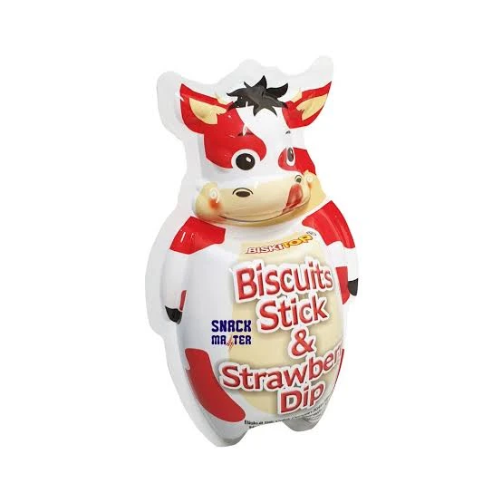 Biskitop Dip Sapi Stroberi 35g