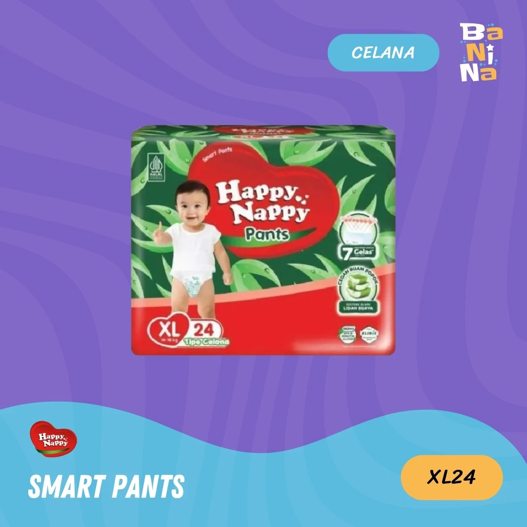 [Harga Grosir] Happy Nappy Pants XL24
