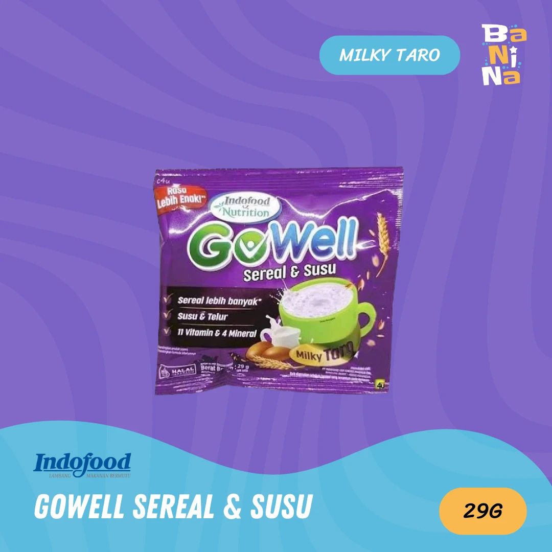 Gowell Sereal & Susu Rasa Milky Taro 29g