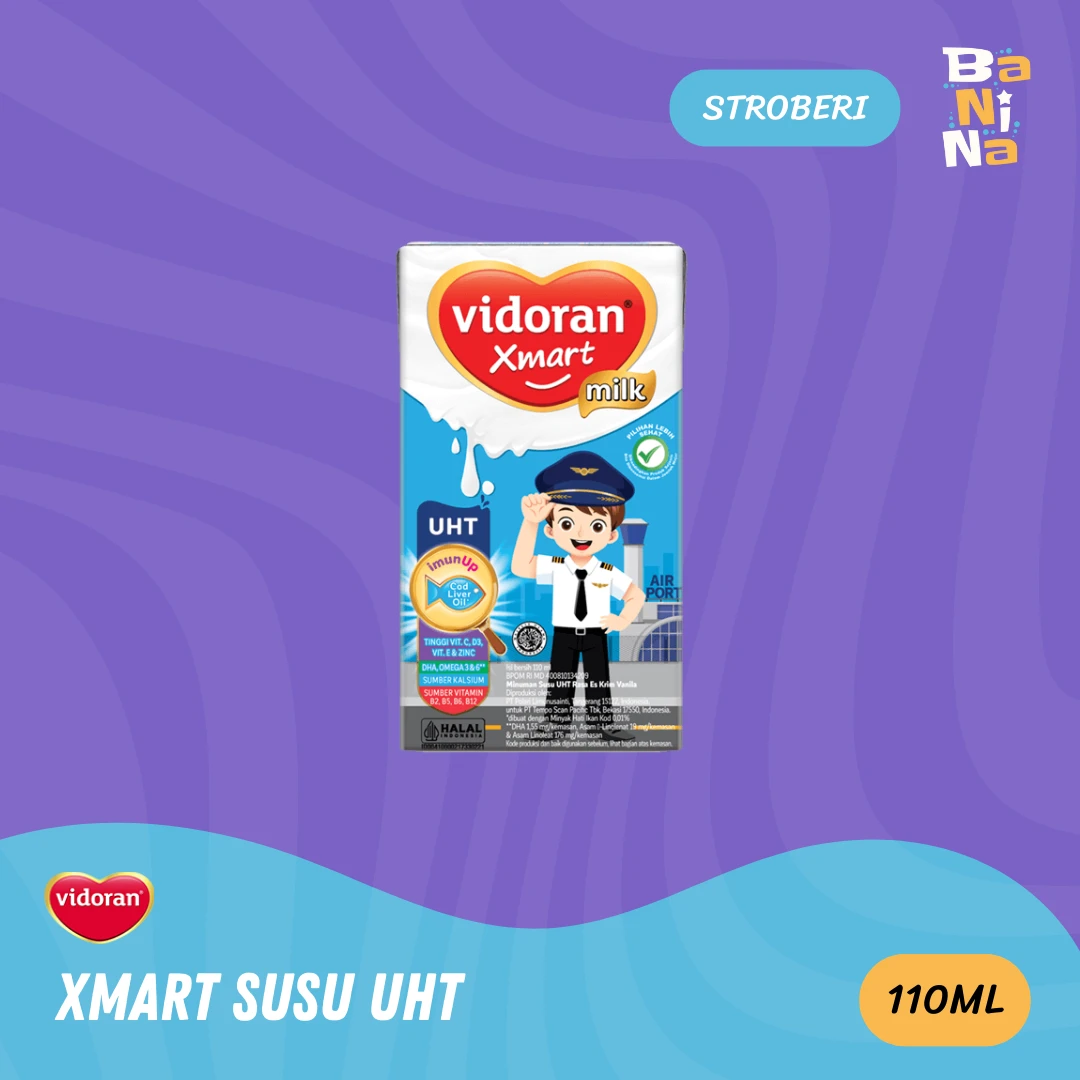 Vidoran Xmart UHT Vanila Ice cream 110ml