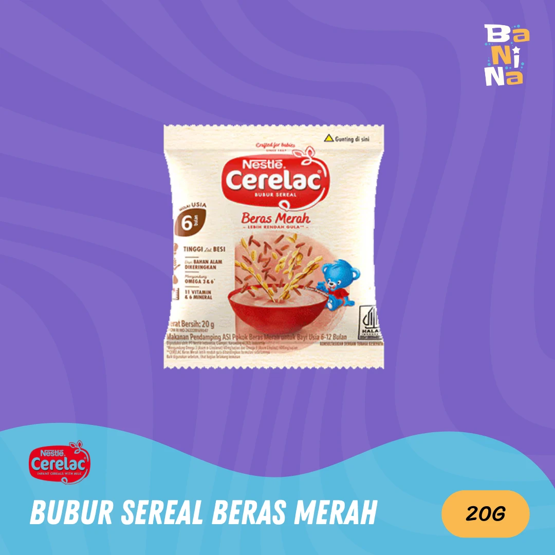 [Harga Grosir] Cerelac beras merah Sachet 20g
