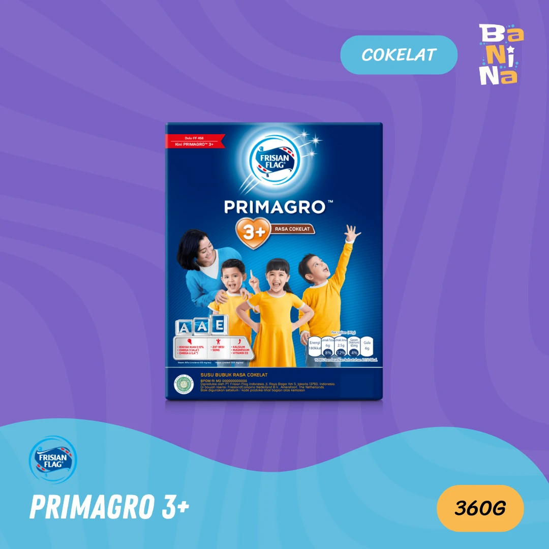 Frisian Flag Primagro 3+ Cokelat 360g