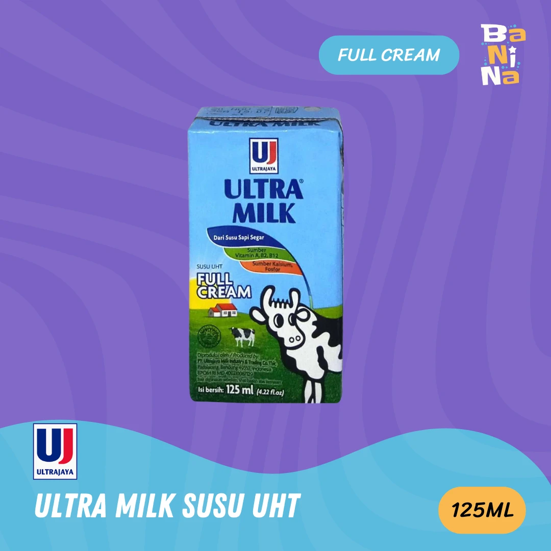 Ultra Milk Susu UHT Full Cream 125ml