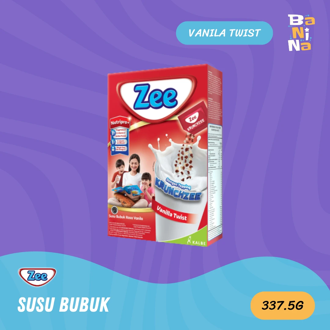 Zee Susu Bubuk Vanila Twist 337.5g