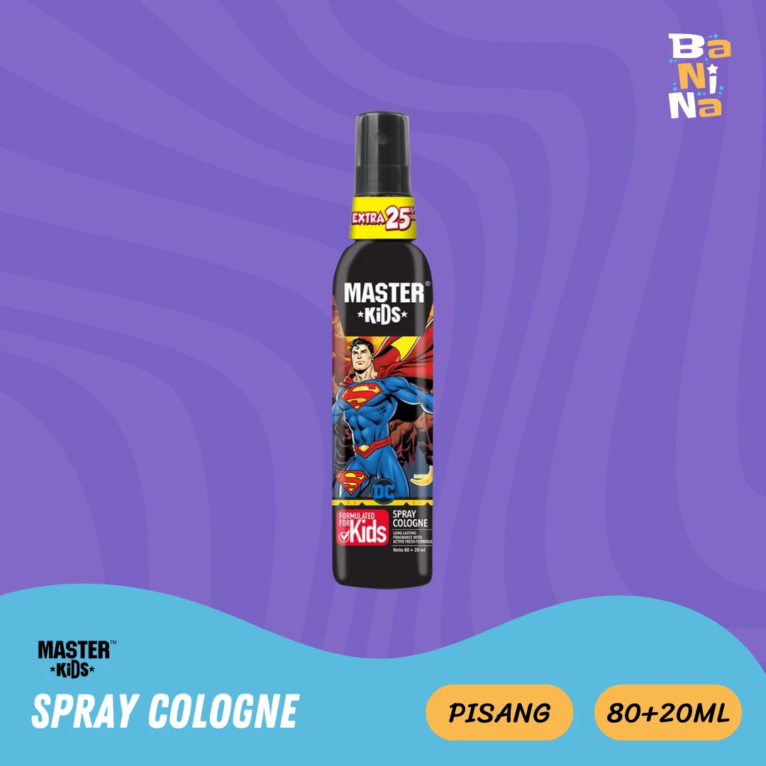 MASTER Kids Spray Cologne Superman Pisang 80+20ml