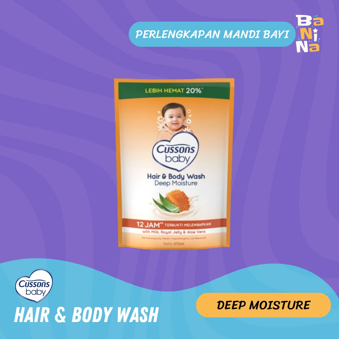 Cussons Baby Hair & Body Wash Refill orange 375ml
