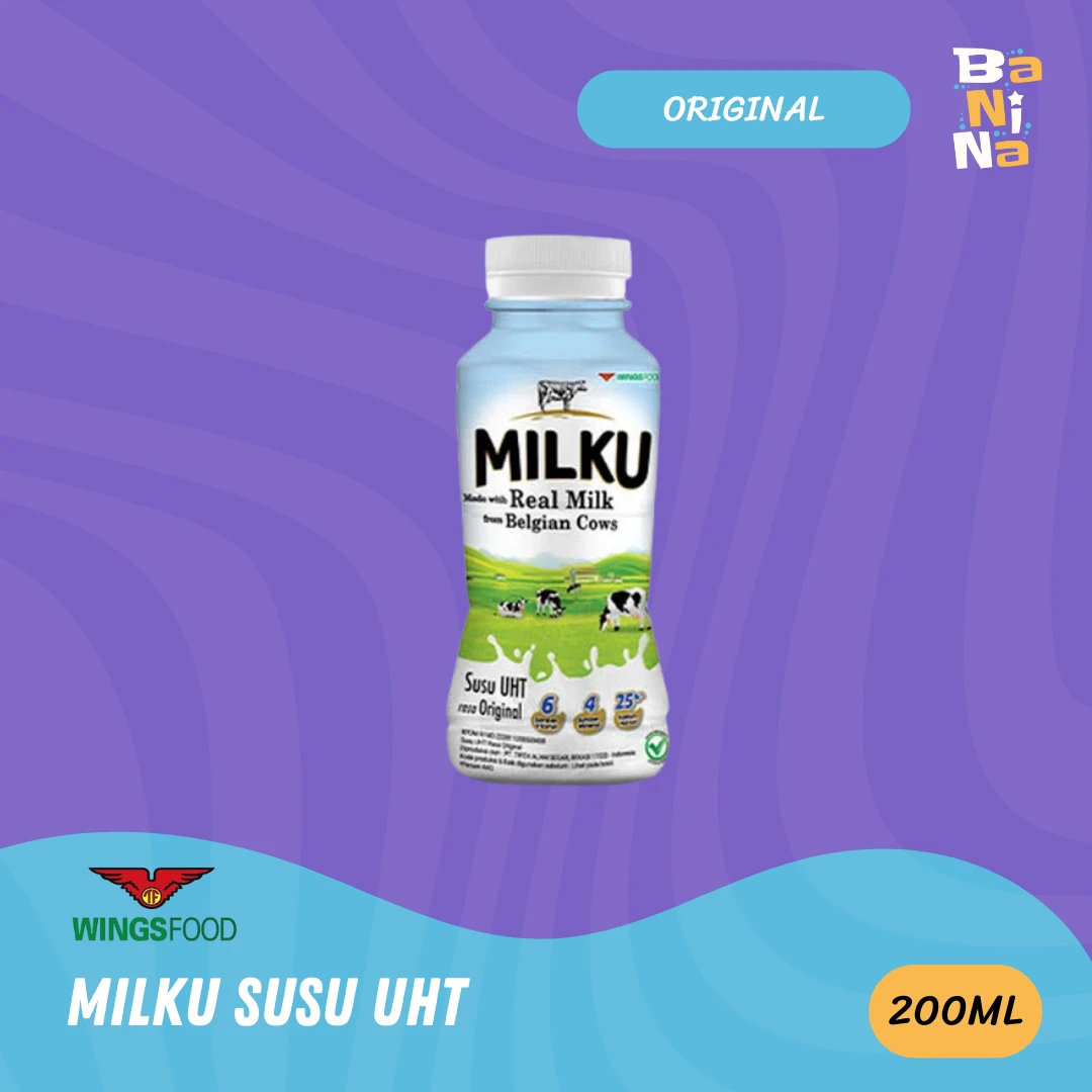 Milku Susu UHT Original 200ml