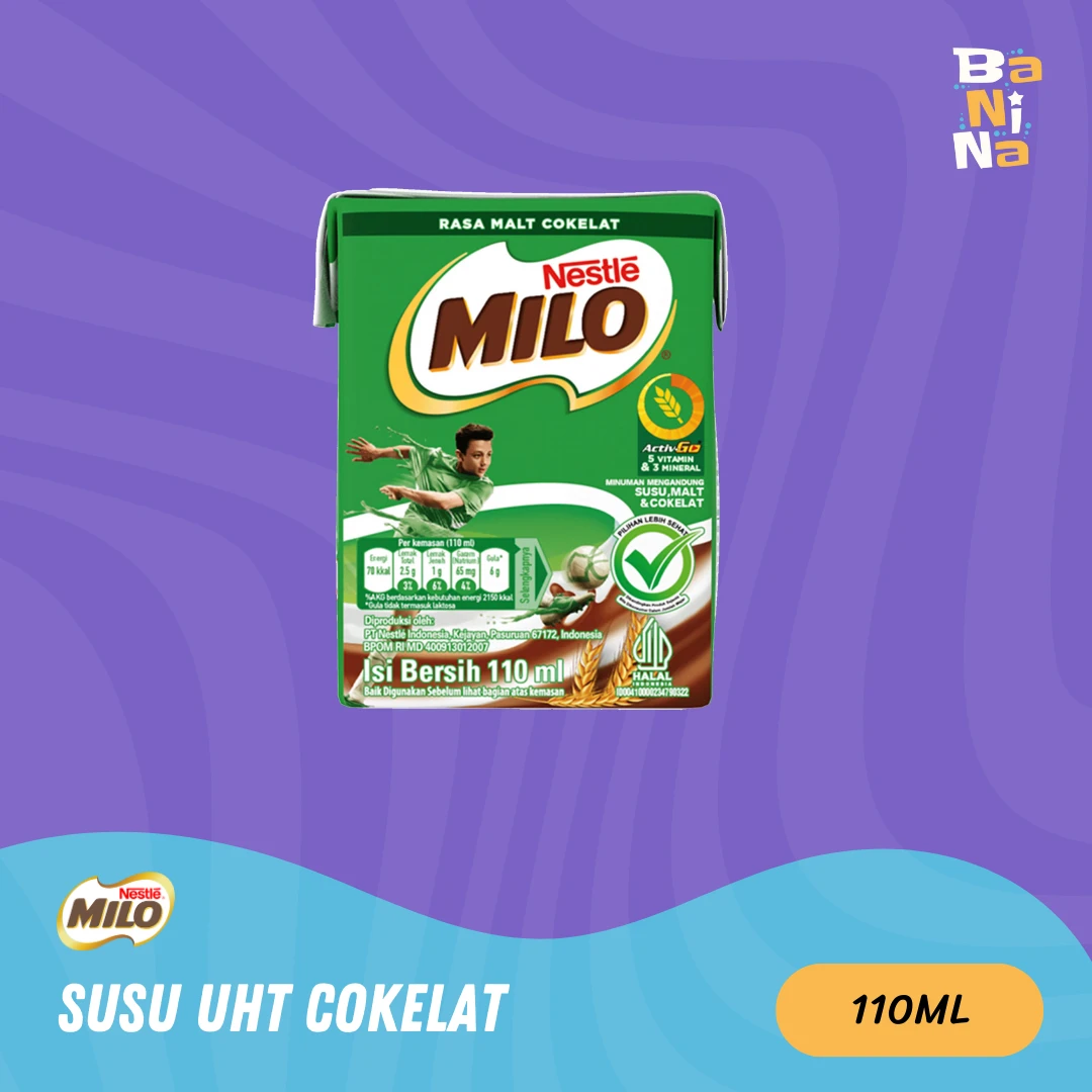 Milo Susu UHT Cokelat 110ml
